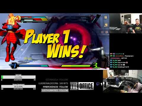 UMVC3 TA Wolf Runs the Office Gauntlet