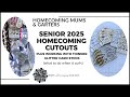 Senior 2025 Homecoming Mum Cutouts And Working With Thinner Glitter Cardstock Cricut Design Space