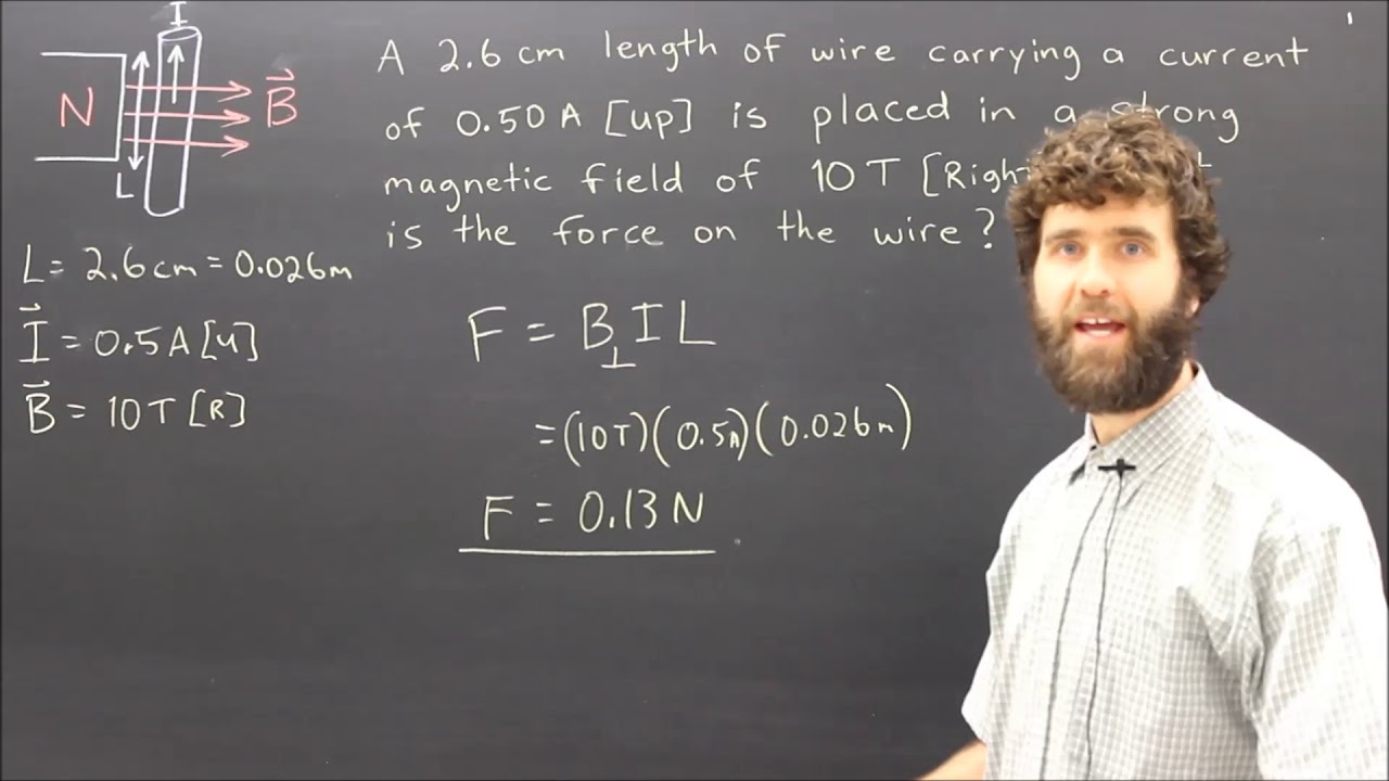 Magnetic Field Strength and Force on a Wire or Conductor