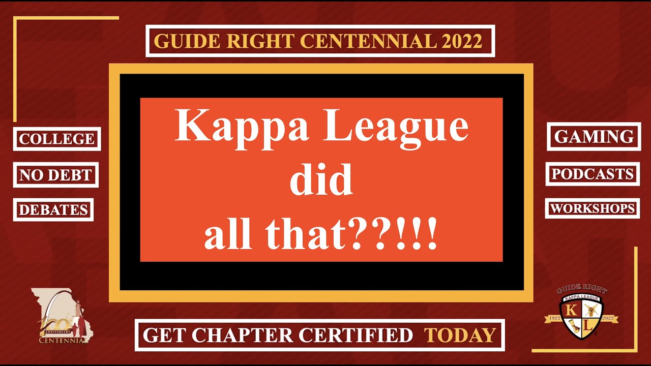 2022 Kappa League Virtual Centennial Kick Off