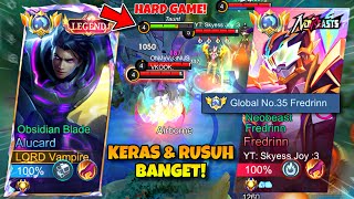Download lagu NABRAK FREDRIN GLOBAL! ALUCARD VS DRAFT BATU RUSUH PARAH 😡 | MLBB mp3