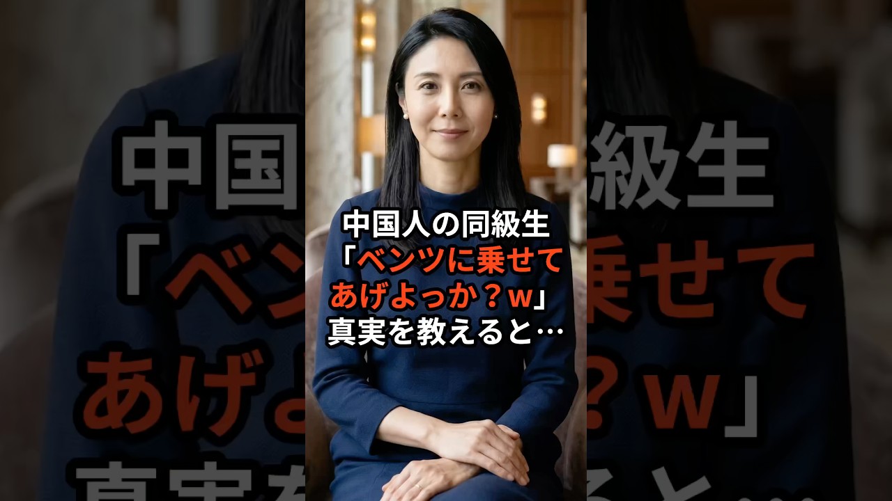 ベンツ自慢をしてきた同級生に真実を伝えると…w#おもしろ #ジョーク #スカッと