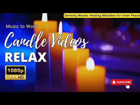 Flickering Candles Burning - Autumn Sleep & Reading Ambience & relaxing Piano music