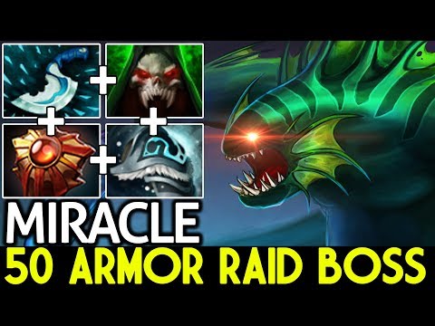 MIRACLE [Tidehunter] +50 Armor Raid Boss Counter Enemy Carry 7.22 Dota 2