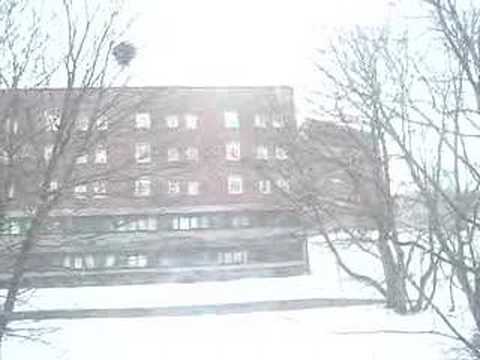 Snow storm in Göteborg