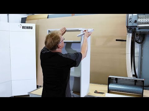 Volet roulant C BOX - finition aluminium - pour placard de cuisine REHAU