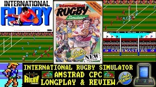 [AMSTRAD CPC] International Rugby Simulator - Longplay & Review