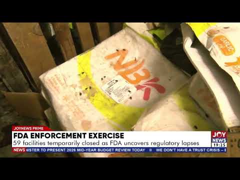 FDA enforcement exercise: 59 facilities temporarily closed as FDA uncovers regulatory lapses.