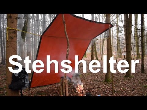 Stehshelter schnell gebaut