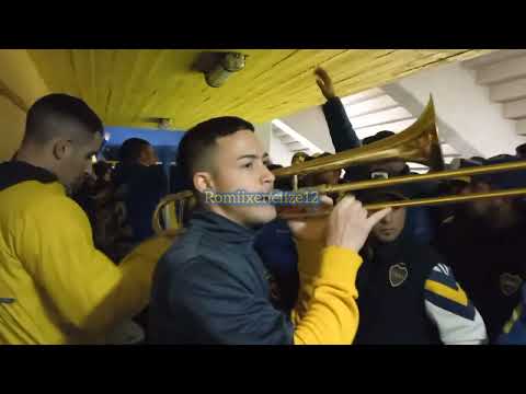"Tremenda previa y entrada de la percusión Jugador nro 12 de Boca- Deportivo Cali" Barra: La 12 &bull; Club: Boca Juniors &bull; País: Argentina