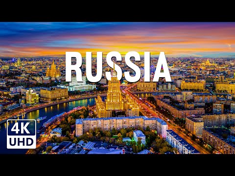 Rusija 4K UHD - Najčudesnija mjesta u Rusiji - Prekrasna opuštajuća klavirska glazba