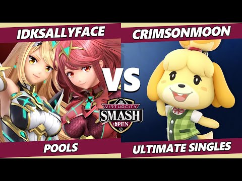 Virtuocity 2022 - IDKSallyFace (Pyra Mythra) Vs. CrimsonMoon (Isabelle) SSBU Ultimate Tournament