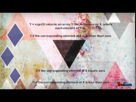 Math Video Signum Function