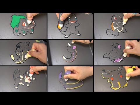 Pokemon 1Gen Pancake art - No.01~No.28