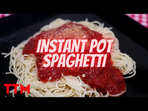 How to make Instant Pot Spaghetti ~ Only 3 Ingredients!