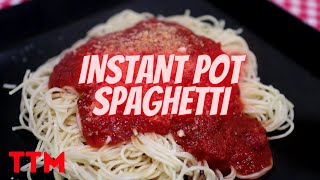 How to make Instant Pot Spaghetti ~ Only 3 Ingredients!