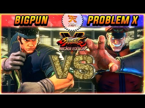 SFV AE ✪ BIGPUN (Ryu) vs PROBLEM X (M.Bison) | Ranked Matches ✪ SF5 TenSFV