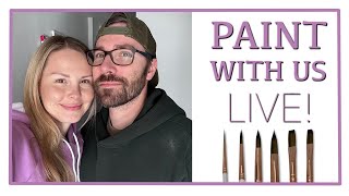 Paint With Us LIVE! Friday Fun Paint Challenge With Matt & Emma