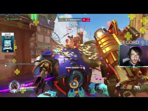 HARBLEU ZARYA + ROADHOG GAMEPLAY OVERWATCH SEASON 24 TOP 500