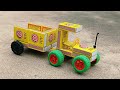 How To Make Matchbox Tractor Trolley At Home Diy Mini Tractor Trolley Science Project