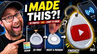Custom NFC Keychains | 3D Printed and Resin Finished