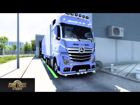 ETS2 1.47 | Pro Mods 2.65 | Hamburg(D) To Burg auf Fehmarn(D) | Mercedes Benz New Actros Gameplay