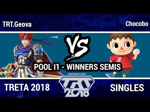 TRT Championship 2018 - BW|Chocobo (Villager) VS TRT|Geova (Roy) - Smash Wii U Singles Pool I1