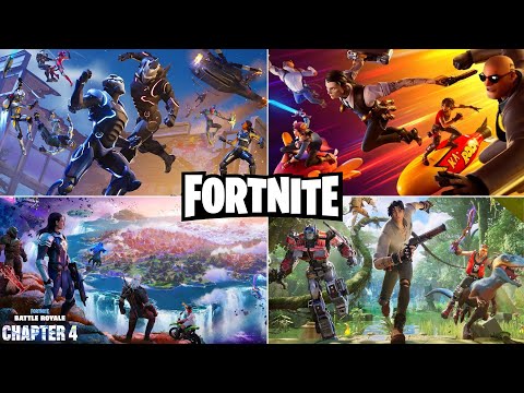 All Fortnite Cinematic Trailers (Chapter 1-5)🤯