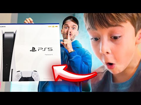 FIZ UMA SURPRESA PARA O MARCOS COM UM PLAYSTATION 5 - Família Brancoala nos EUA