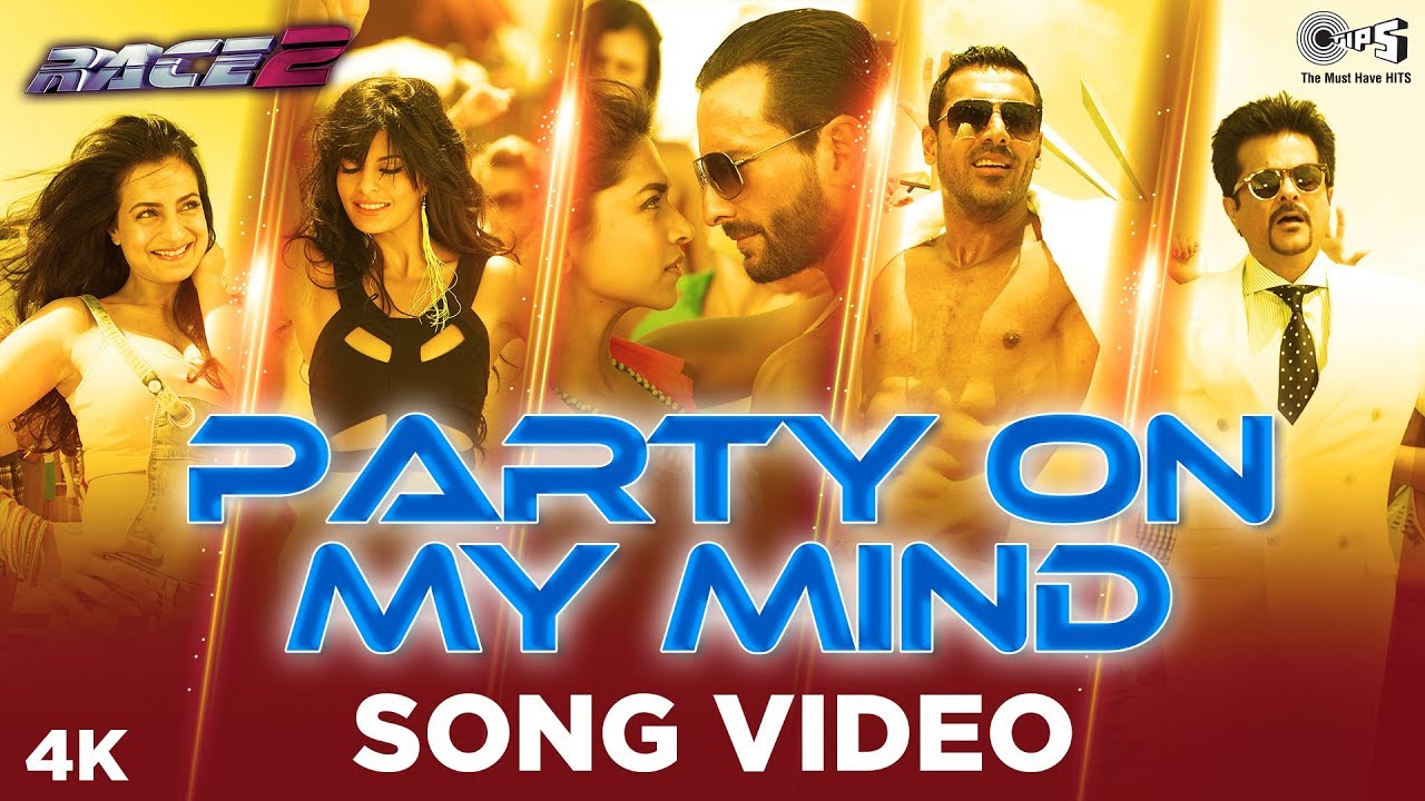 There Is Party On My Mind Lyrics | Race 2 | Yo Yo Honey Singh, K. K., Shefali Alvares | Pritam Chakraborty
