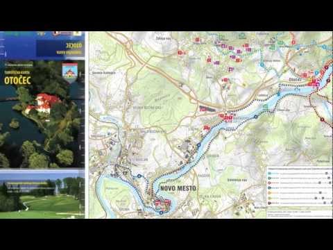 Turistična karta Otočec