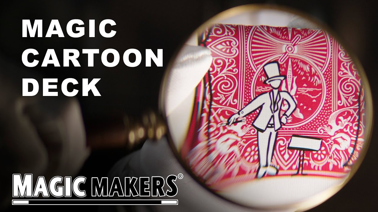 Magic Makers Magic Cartoon Deck In Bicycle Stock