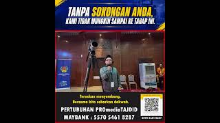 Tanpa sokongan anda, kami tidak mungkin sampai ke tahap ini. Teruskan menyumbang.