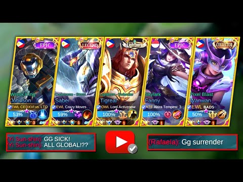 5 MAN TOP GLOBAL!! ALL YOUTUBERS IN ONE TEAM!! (MUST WATCH!!)
