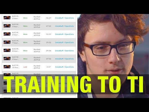 15 MATCHES IN 1 DAY - TRAINING TO TI !! - MIRACLE ANTI-MAGE - Dota 2