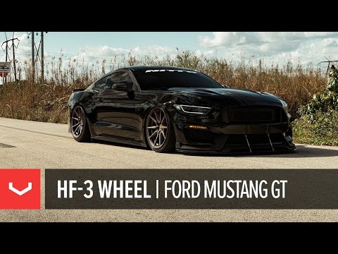 Vossen Hybrid Forged HF-3 Wheel | Ford Mustang GT | Andrea Gee