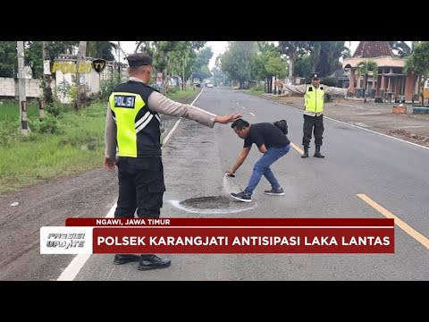 PRESISI UPDATE : POLRES NGAWI ANTISIPASI LAKA LANTAS 23/01/2025 20.30