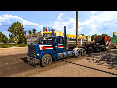 Cables Mack Superliner AmericanTruck Simulator  Pov driver Logitech g29 gameplay