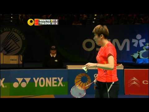 F - WD - Wang X./Yu Y. vs Tian Q./Zhao Y. - 2012 All England