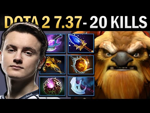 Earthshaker Dota 2 7.37 Miracle with 20 Kills and Octarine - TI13