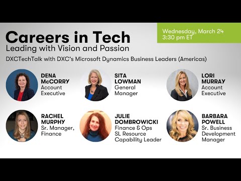 Careers in Tech: Leading with Vision and Passion