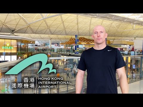 Passo a passo do Aeroporto Internacional de Hong Kong (4K)