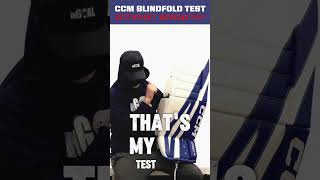 CCM EFlex 7 vs 7.9 Goalie Pad Blindfold Test