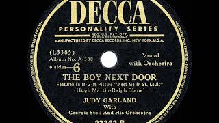 1944 HITS ARCHIVE: The Boy Next Door - Judy Garland
