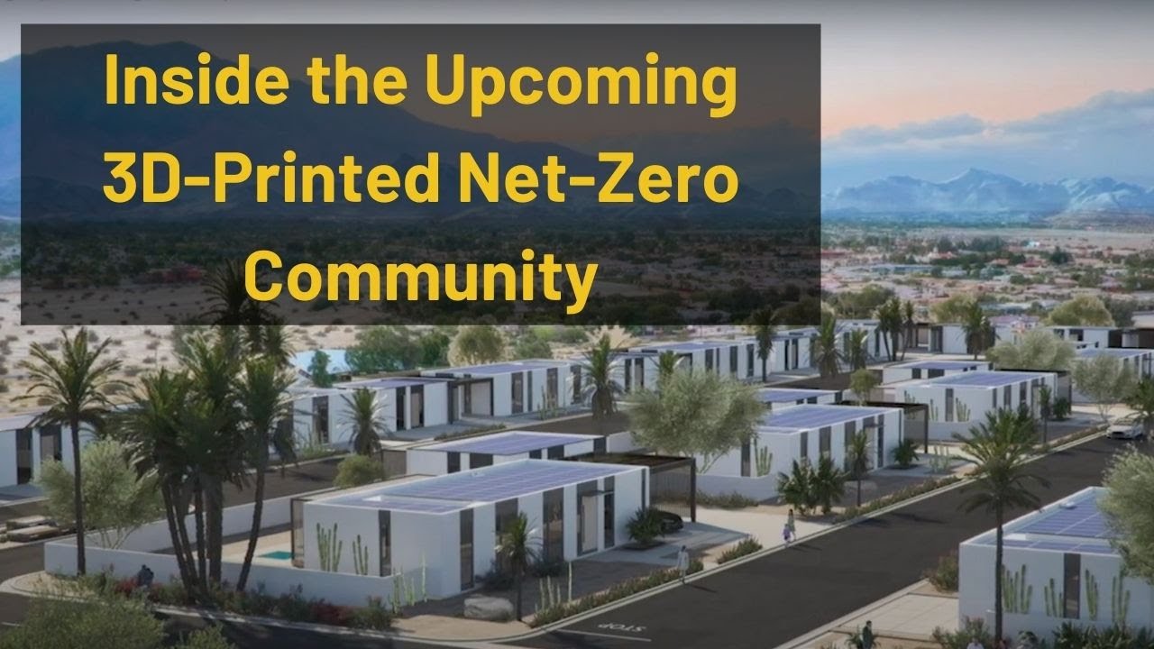 15 3D-Printed, Net-Zero Energy Homes Are Coming to Rancho Mirage