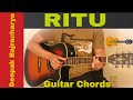 Ritu - Deepak Bajracharya | guitar chords | lesson