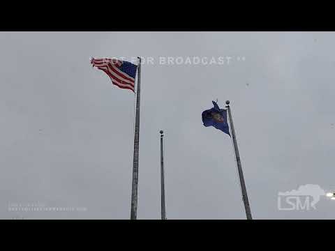 01-20-2023 Slippery Rock, PA - Morning snowfall in a college town