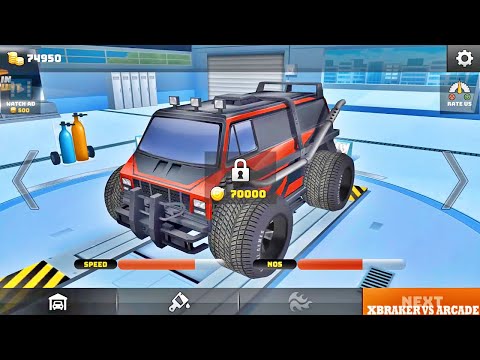 Mountain Climb Stunt: Futuristic Van Unlocked Impossible Stunts Levels Completed - Android GamePlay