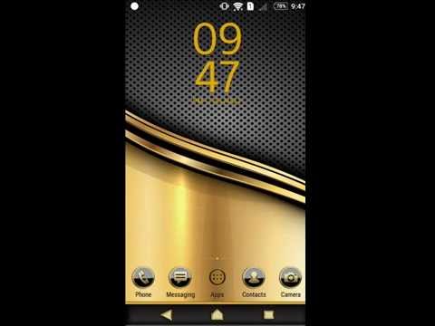 Carbon Gold For XPERIA™ Video