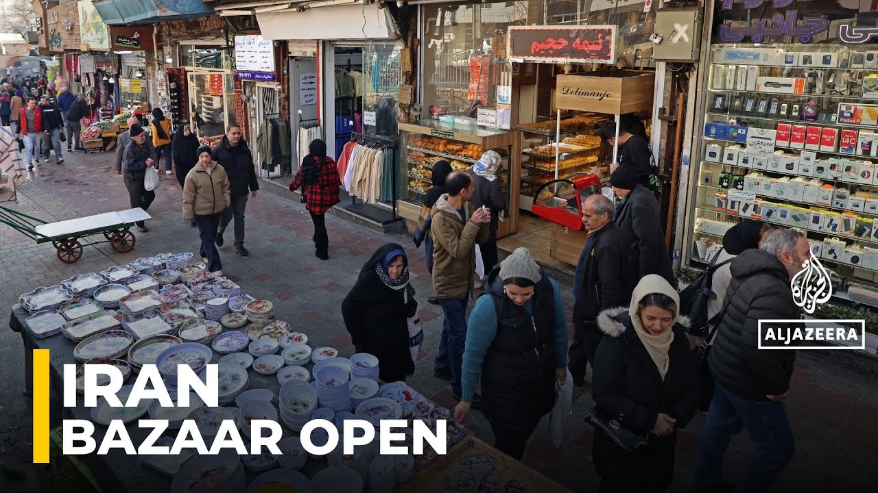 Iranians return to bazaar amid attacks, call for security and economic stability